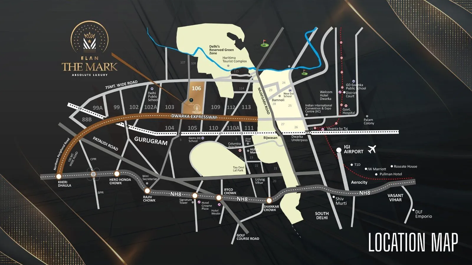 Elan-The-Mark-Location-Map